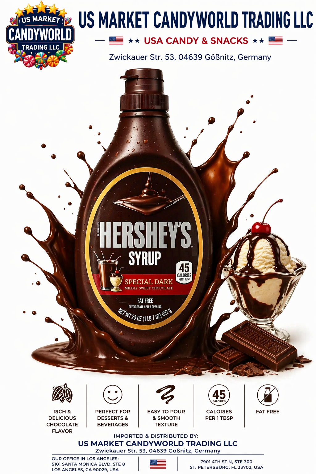 Hershey’s Special Dark Syrup (USA) – Florida Candy
