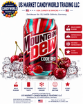Mountain Dew Code Red – Cherry Flavor - 355 ml - (USA) – Florida Candy