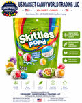 Sour Skittles Pop’d – Freeze Dried Candy (5.5 oz / 156 g) – Florida Candy