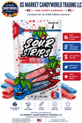 Sour Strips DoubleBerry 96g (USA) – Florida Candy