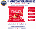 NUCAO White Crunchy Strawberries – Weiße Schokoladenalternative mit gefriergetrockneten Erdbeeren (Bio, Vegan) 1,76oz / 50 g – Florida Candy
