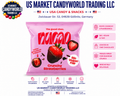 NUCAO Crunchy Strawberries – Vegane Bio-Schokoladenalternative mit gefriergetrockneten Erdbeeren 1,76oz / 50 g – Florida Candy