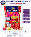 hitschies Softi Qubbies Strawberry – Fruchtige Kaubonbons mit softem Kern & Erdbeer-Geschmack 2,82oz / 80g – Florida Candy