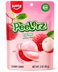 Amos Peelerz Lychee – Fruchtige Gummy Candy mit peelbarem Spaßfaktor 3,0oz - 85g – Florida Candy