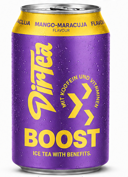 DirTea Boost Ice Tea Mango-Maracuja ⚡ Erfrischender Eistee mit Koffein & Vitaminen - 11.16oz - 330 ml zzgl. DPG Pfand 0,25€ – Florida Candy