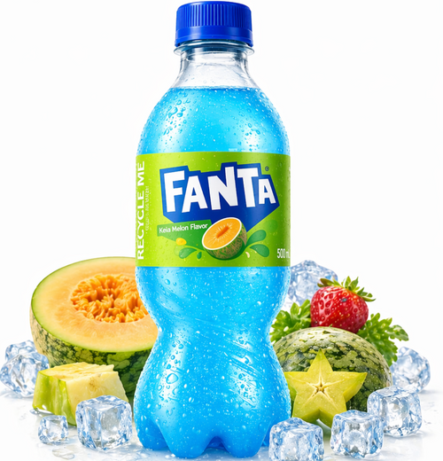 Fanta Hami Melon - 500 ml – Erfrischungsgetränk mit Hami-Melonen-Geschmack – Florida Candy